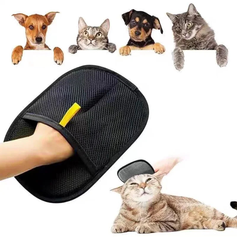 Pet Hair Cleaning and Collection Gloves Pet Double-Sided Multi-Functional Beauty Glove Tool Reduce the Pressure of Pet Ownership