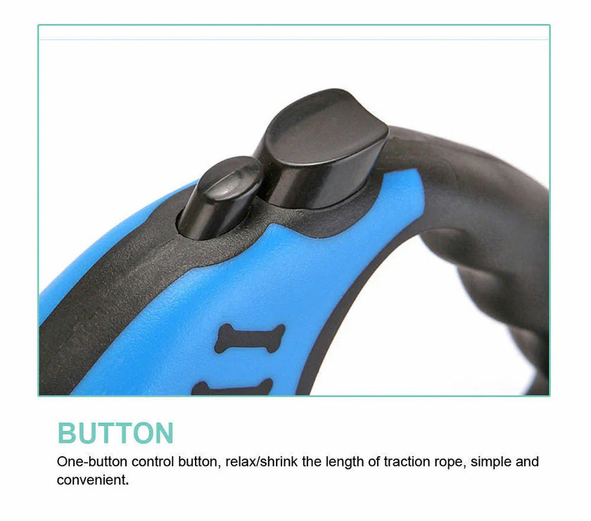 Automatic Retractable Dog Leash - Dual Size Options with Brake & Lock Safety System