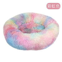 40Cm Dog Cat Plush round Nest Pet Winter Mat Pet Product Accessories Bed Multicolor Multi Size Cat Litter Dog Litter CW2222