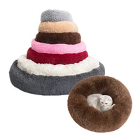 40Cm Dog Cat Plush round Nest Pet Winter Mat Pet Product Accessories Bed Multicolor Multi Size Cat Litter Dog Litter CW2222