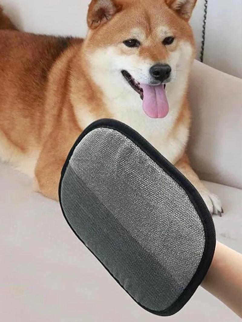 Pet Hair Remover Mitt Hair Remover Brush Pet Hair Remover Gloves for Dog Cat Rabbit with Long/Short/Curly Hair