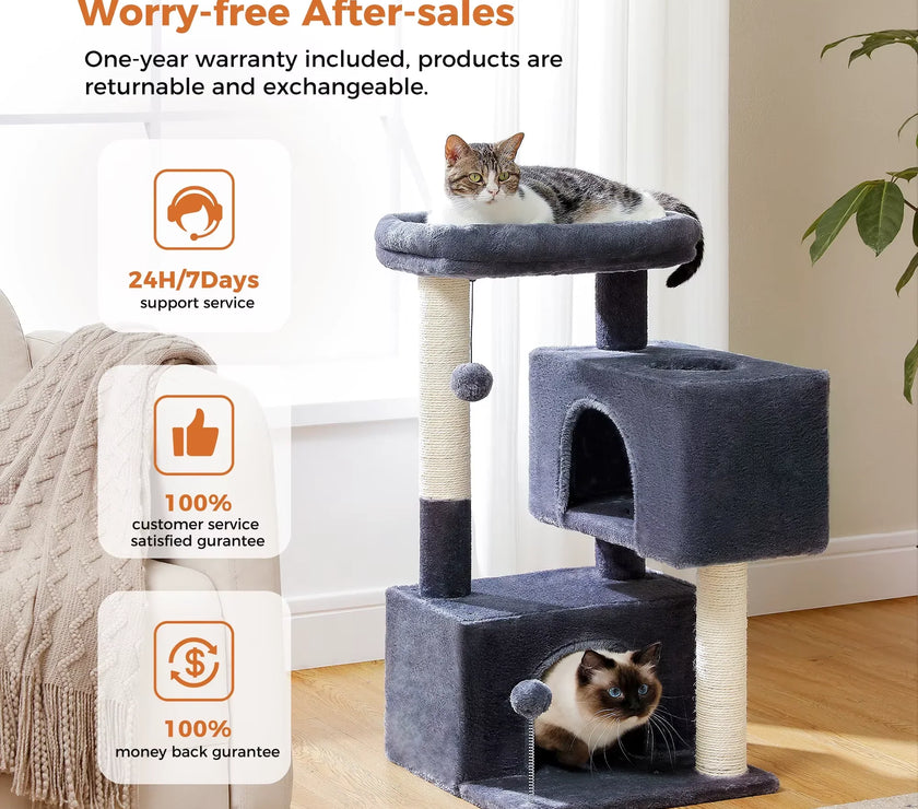 Cat Tree for Large Cats Cat Tower for Indoor 