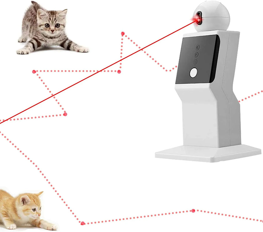 ATUBAN Cat Laser Toy Automatic,Random Moving Interactive Laser Cat Toy for Indoor Cats,Kittens,Dogs,Cat Red Dot Exercising Toy