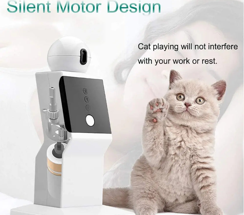 ATUBAN Cat Laser Toy Automatic,Random Moving Interactive Laser Cat Toy for Indoor Cats,Kittens,Dogs,Cat Red Dot Exercising Toy