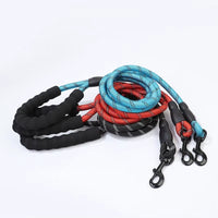 Pet Supplies Pvc Reflective Nylon round Dog Leash for Medium and Large Dogs Pet Traction Rope