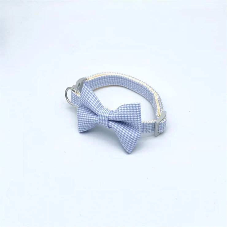 Pet Collar Adjustable Durable Cat Collars Cute Bow Kitten Necklace Soft Bell Puppy Lead Pet Product Cat Dog Accessories