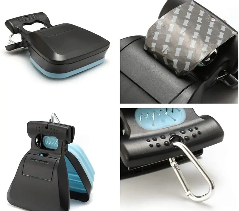 Foldable Pet Shovel with 1 Roll Decomposable Bags for Dog, Pet Collector, Clean Pick Up, Excreta Cleaner, Pet Product