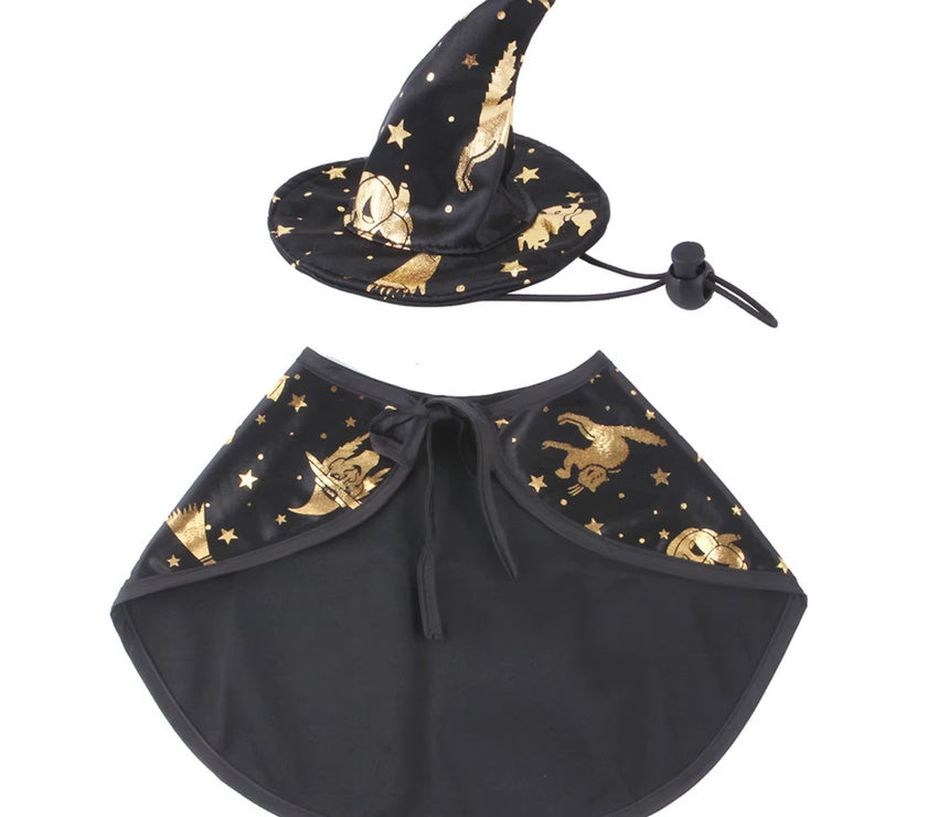 2024 New Pet Cowboy Horse Riding Transformation Costume Pet Supplies Clothing Cosplay Halloween Dog Clothes