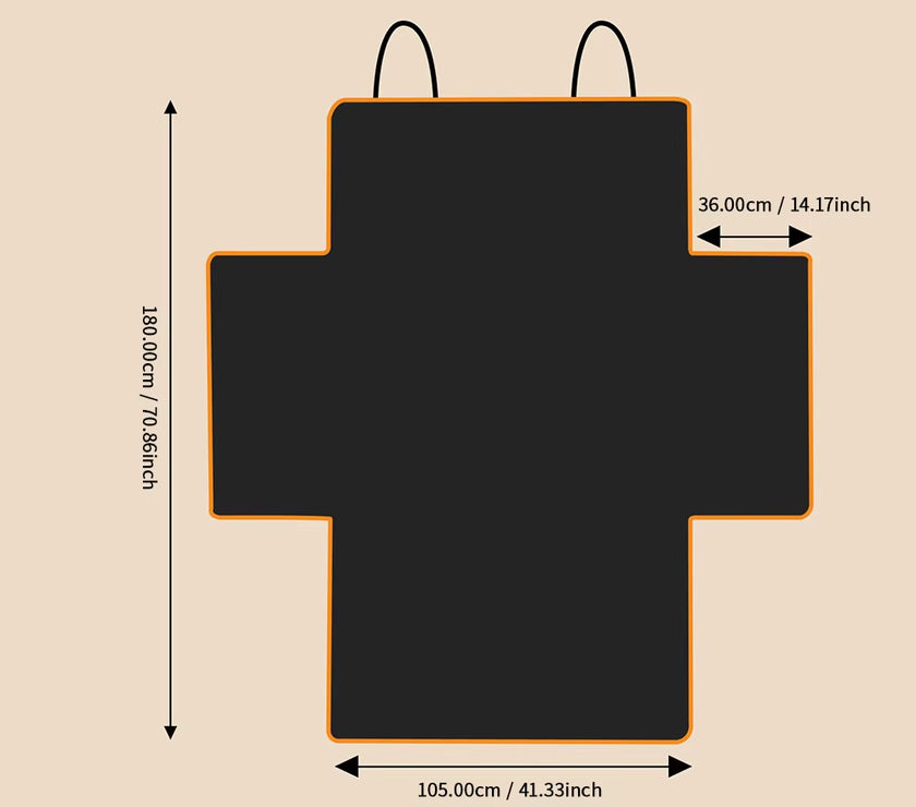 SUV Cargo Liner - Waterproof Trunk Seat Cover for Back Cargo Area, Universal Fit