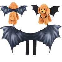 Halloween Pet Cosplay Wings Decor Accessories Halloween Party Masquerade Cat Dog Ghost Festival Dress-Up Plastic Wings Props