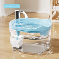 Automatic Cat Water Fountain with Filtration System | Quiet Circulating Pet Water Dispenser | Anti-Dry Burn Protection