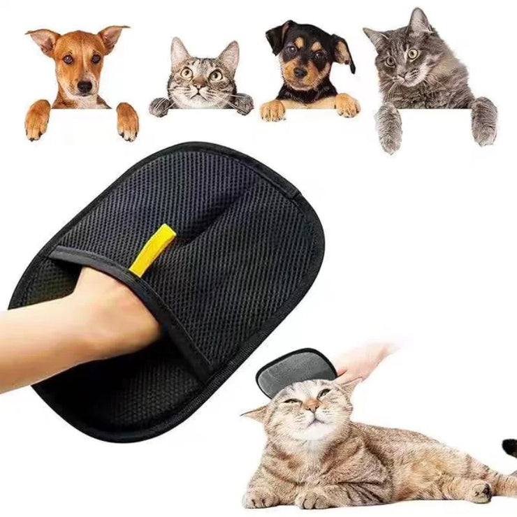 Pet Hair Cleaning and Collection Gloves Pet Double-Sided Multi-Functional Beauty Glove Tool Reduce the Pressure of Pet Ownership