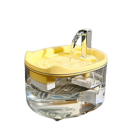 Automatic Cat Water Fountain with Filtration System | Quiet Circulating Pet Water Dispenser | Anti-Dry Burn Protection