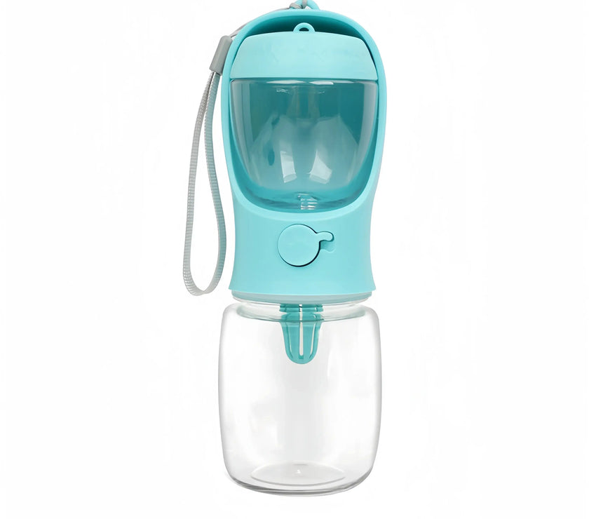 Pets Water Bottle Portable Food Grade Material Dog Cat Travel Pet Water Cup Bottle with Food Dispenser Puppy Water Bottle