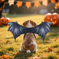 Halloween Pet Cosplay Wings Decor Accessories Halloween Party Masquerade Cat Dog Ghost Festival Dress-Up Plastic Wings Props