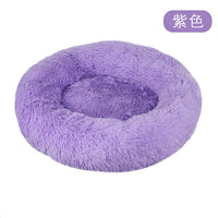 40Cm Dog Cat Plush round Nest Pet Winter Mat Pet Product Accessories Bed Multicolor Multi Size Cat Litter Dog Litter CW2222