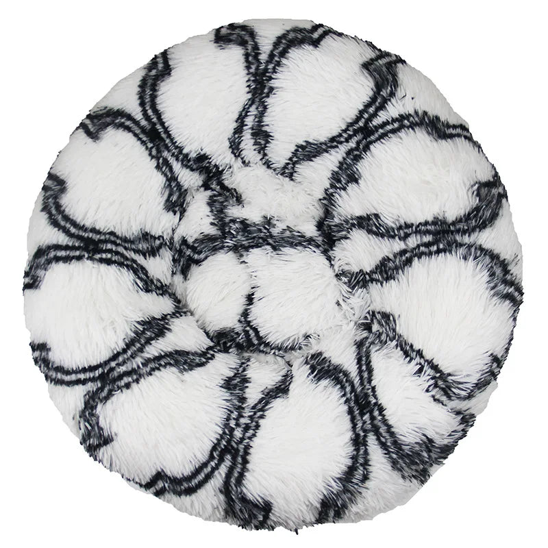 40Cm Dog Cat Plush round Nest Pet Winter Mat Pet Product Accessories Bed Multicolor Multi Size Cat Litter Dog Litter CW2222