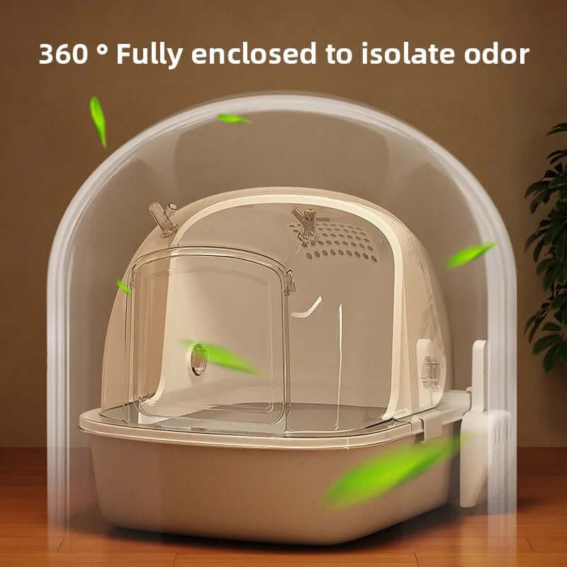 Pet Cats Large Litter Box Drawer-Type Anti-Odor Flip-Up Toilet Anti-Spatter Plastic Bedpans Cat Pet Product Cleaning Accessories