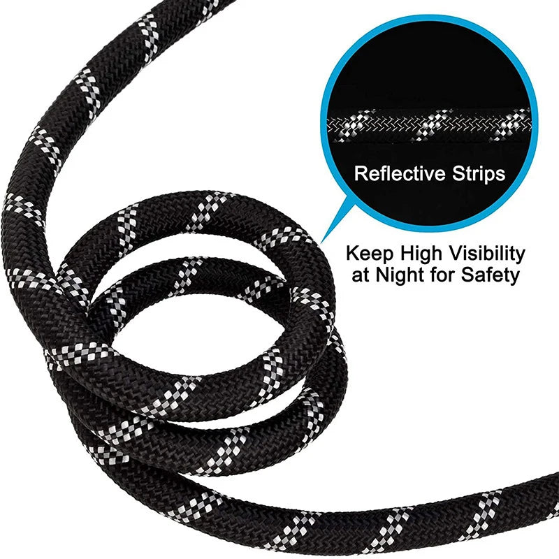 300Cm Nylon Reflective Pet Tractionrope Small Medium-Sizedmulti-Color Circular Tractionrope Comfort Handle Dog Leash Pet Product