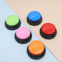 Dog Toys Funny Dog Recordable Pet Toys Travel Talking Pet Starters Pet Speaking Buttons Portable Cute Pet Supplies