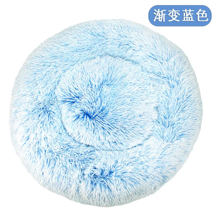 40Cm Dog Cat Plush round Nest Pet Winter Mat Pet Product Accessories Bed Multicolor Multi Size Cat Litter Dog Litter CW2222