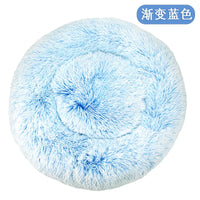 40Cm Dog Cat Plush round Nest Pet Winter Mat Pet Product Accessories Bed Multicolor Multi Size Cat Litter Dog Litter CW2222