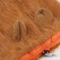 Cute Pet Dog Cosplay Clothes Lion Mane for Dog Costumes Realistic Lion Wig for Medium to Large Dogs with Ear Pet Accessories