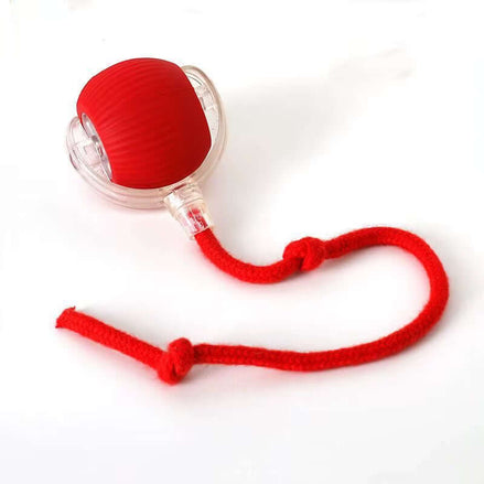 Cat Toys Cats Automatic Rotary Ball Fake Tail Interactive Toy for Cat Pet Training Imitate Mouse Tail Game Christmas Cat Toys